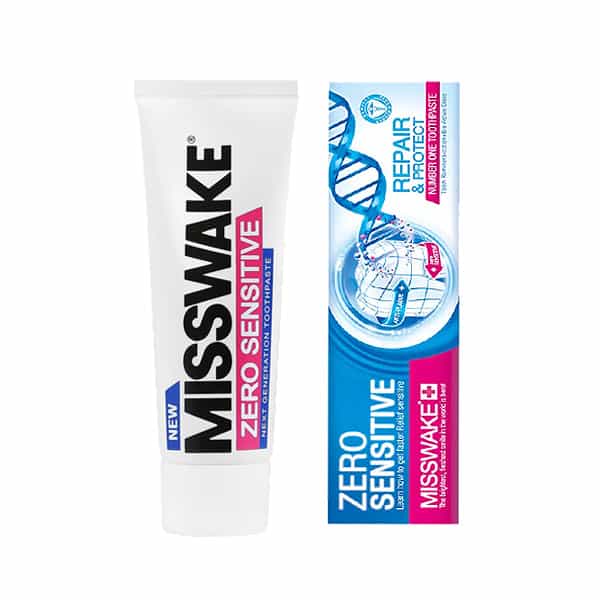 خمیر دندان Misswake Zero Sensitive حجم 75 میل مناسب دندان‌های حساس