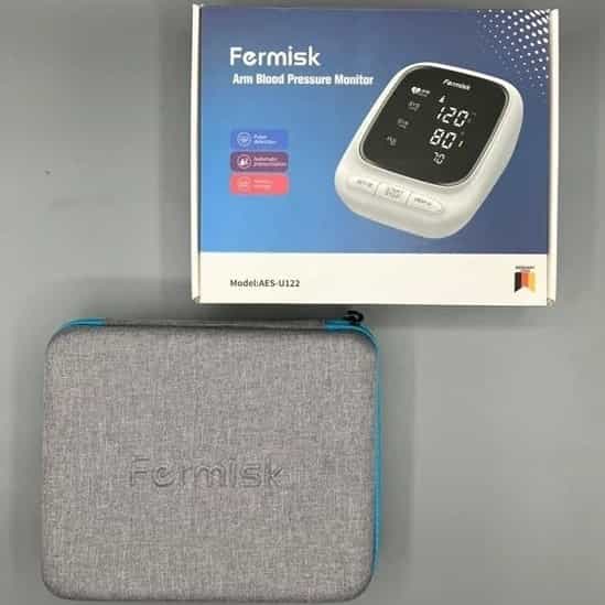 فشارسنج Fermisk AES-U122 بازویی سخنگو با حافظه دو کاربره و نمایشگر LED