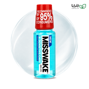 دهانشویه میسویک مدل Sensitive Care حجم 200 میلی‌لیتر مناسب دندان و لثه حساس