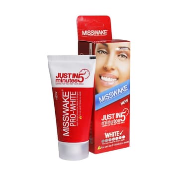 خمیر دندان Misswake Just In 5 Minutes Whitening حجم 50 میل سفیدکننده فوری