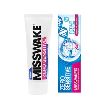 خمیر دندان Misswake Zero Sensitive حجم 75 میل مناسب دندان‌های حساس