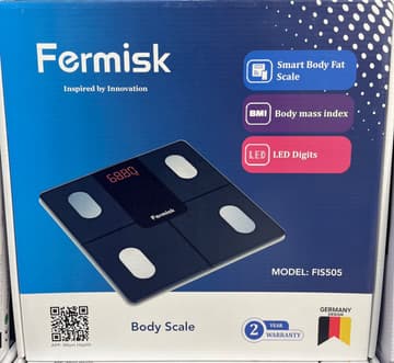 ترازوی هوشمند Fermisk FIS505 با صفحه LED و قابلیت تحلیل ترکیب بدن