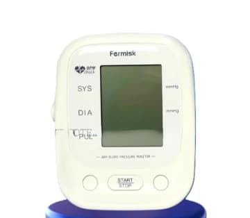 فشارسنج Fermisk AES-U191 بازویی سخنگو با حافظه 90×2 و تشخیص بی‌نظمی ضربان قلب